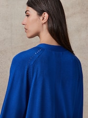 Bright Blue Longline Cardigan - Image 5 of 7