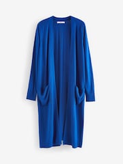 Bright Blue Longline Cardigan - Image 6 of 7