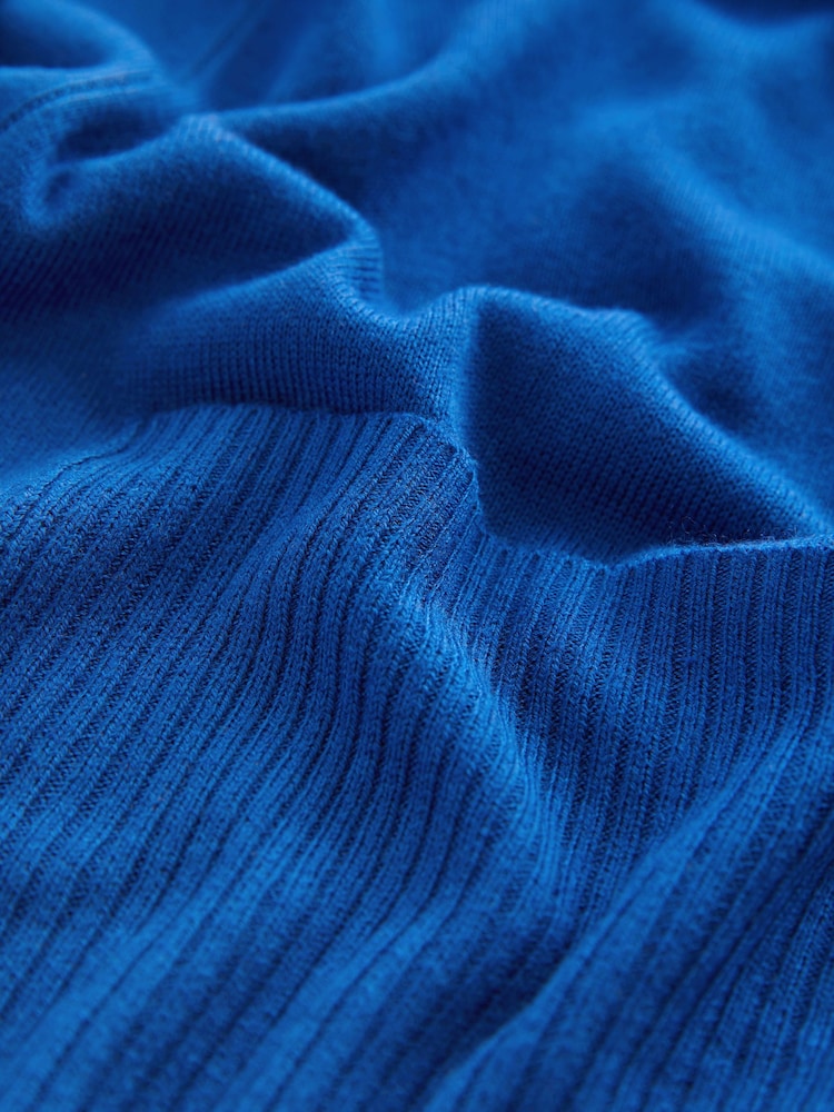 Bright Blue Longline Cardigan - Image 7 of 7