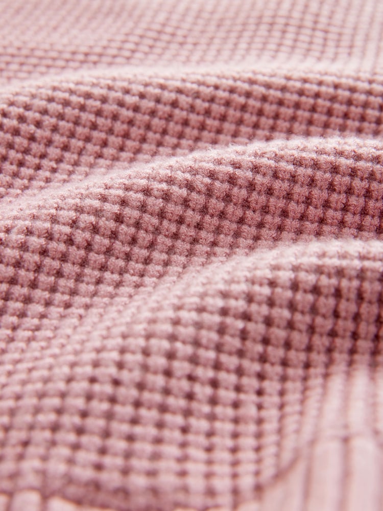 Blush Pink Gem Button Shirt Layer Jumper - Image 8 of 8 Blush Pink Gem Button Shirt Layer Jumper - Image 8 of 8