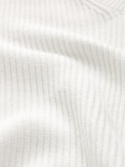 Ecru Relaxed Fit Ribbed V-Neck Knitted Jumper - Image 6 of 6