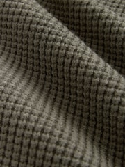 Khaki Green Gem Button Shirt Layer Jumper - Image 5 of 5