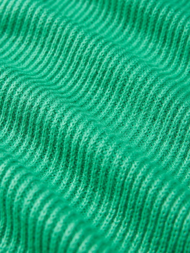 Živo zelena - Soft Touch Cosy Knit Longline pletena jopa - Slika 5 iz 5