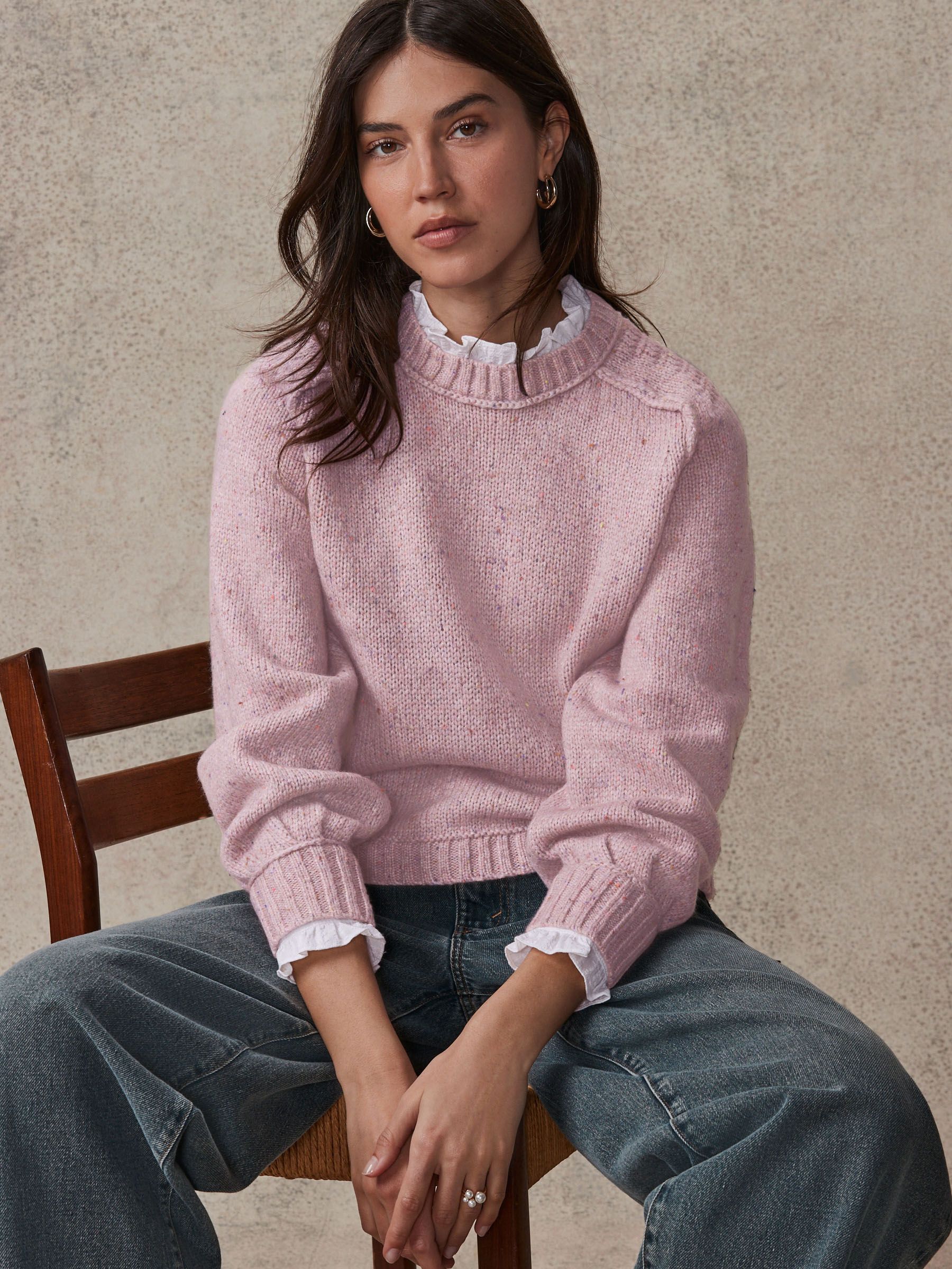 Ruffle collar jumper online