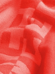 Orange Weekend Slogan Colourblock Jumper - Image 7 of 7