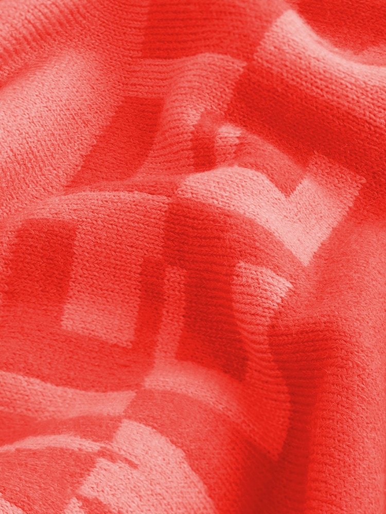 Orange Weekend Slogan Colourblock Jumper - Image 7 of 7 Orange Weekend Slogan Colourblock Jumper - Image 7 of 7