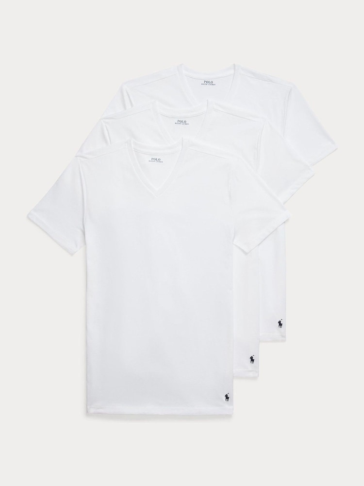 Polo Ralph Lauren V-Neck T-Shirts 3 Pack - Imagen 1 de 3