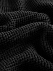 Black Gem Button Shirt Layer Jumper - Image 5 of 5