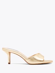 Steve Madden Gold Kendrix Gold Sandals - Image 1 of 4
