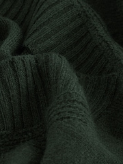 Khaki Green Premium 100% Lambswool Sleeveless V-Neck Knitted Vest Tank Top - Image 7 of 7