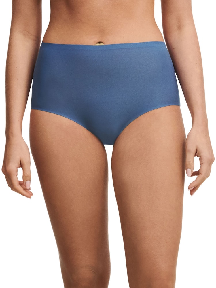 Chantelle Blue Soft Stretch High Waisted Seamless One Size Briefs - Image 1 of 3