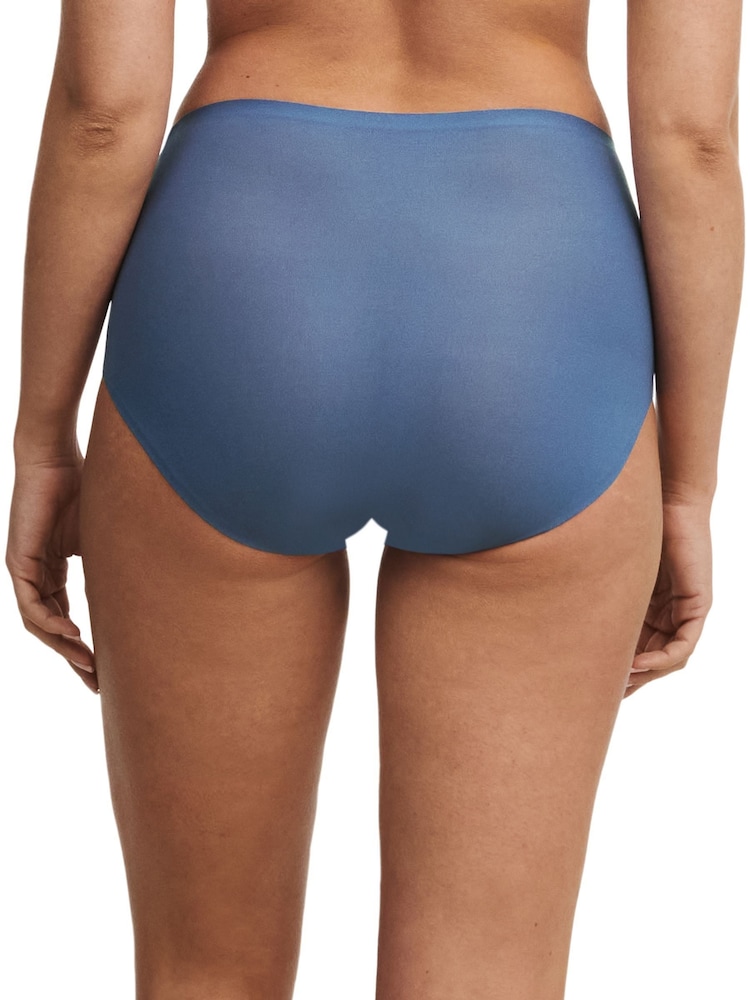 Chantelle Blue Soft Stretch High Waisted Seamless One Size Briefs - Image 2 of 3