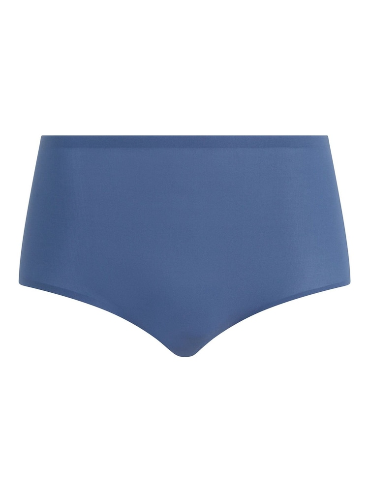 Chantelle Blue Soft Stretch High Waisted Seamless One Size Briefs - Image 3 of 3