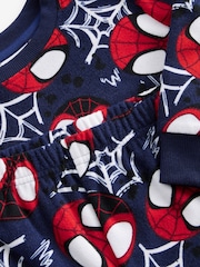 Red/Navy Spiderman Single Soft Touch Fleece with Elastane (12mths-10yrs) - Image 5 of 6