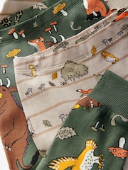 Khaki/Cream Gruffalo Snuggle Pyjamas 2 Pack (9mths-9yrs) - Image 10 of 10