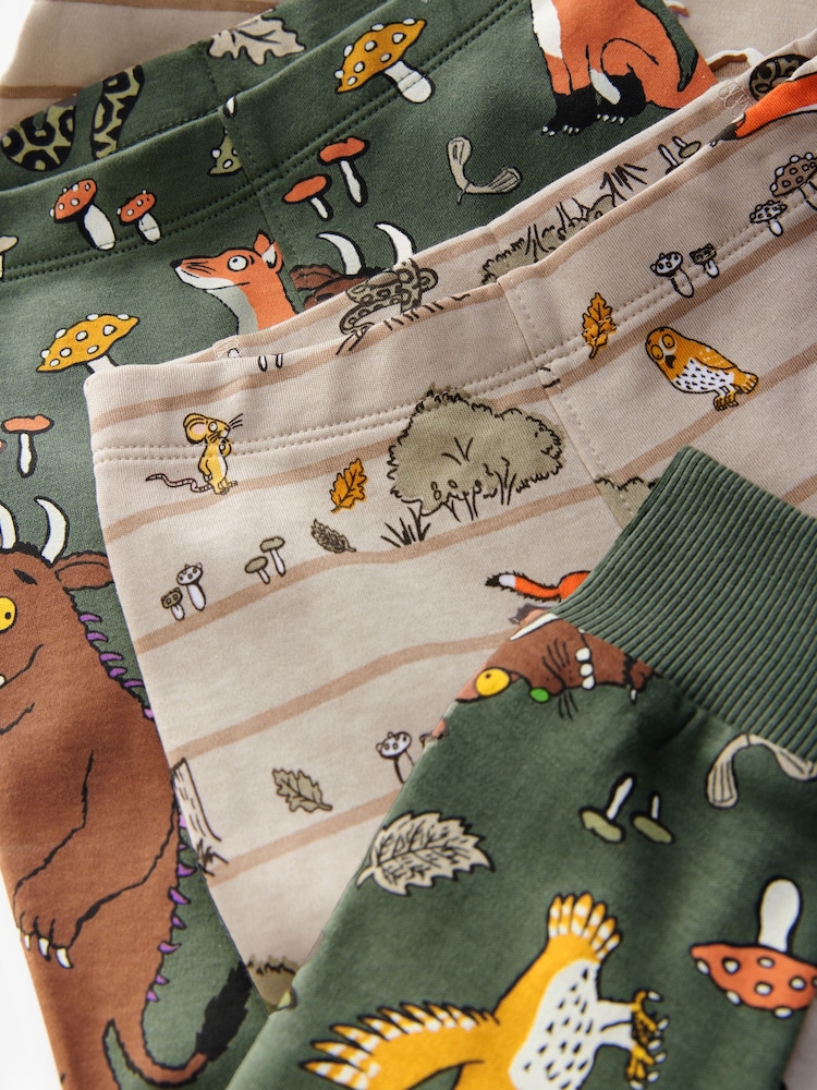 Khaki/Cream Gruffalo Snuggle Pyjamas 2 Pack (9mths-9yrs) - Image 10 of 10