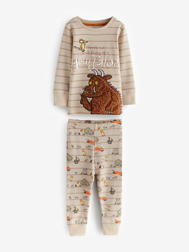 Kaki/Cream Gruffalo - Pyjama Snuggle 2 Pack (9mths-9yrs) - Image 6 of 10