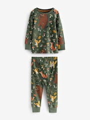 Khaki/Cream Gruffalo Snuggle Pyjamas 2 Pack (9mths-9yrs) - Image 7 of 10