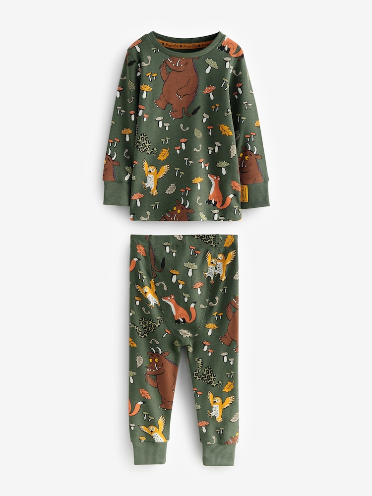 Kaki/Cream Gruffalo - Pyjama Snuggle 2 Pack (9mths-9yrs) - Image 7 of 10