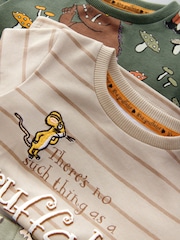 Khaki/Cream Gruffalo Snuggle Pyjamas 2 Pack (9mths-9yrs) - Image 9 of 10