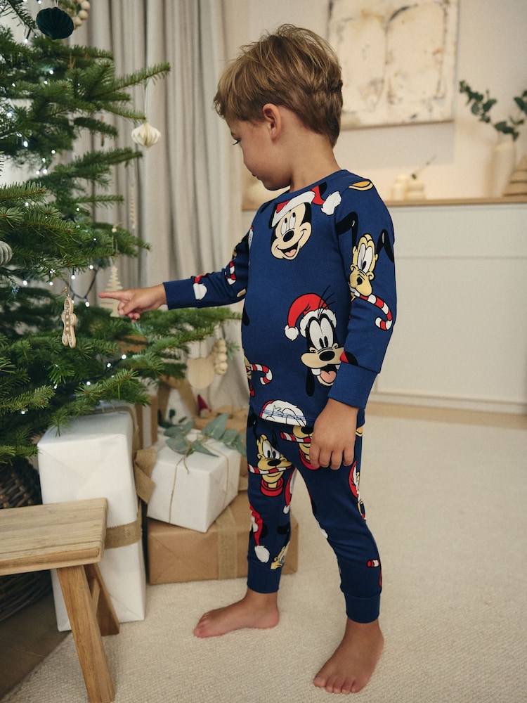 موديل Mickey and Friends كحلي - Single Long Sleeves 100% Cotton Pyjamas (9mths-10yrs) (9mths-10yrs) - صورة 1 من 5 موديل Mickey and Friends كحلي - Single Long Sleeves 100% Cotton Pyjamas (9mths-10yrs) (9mths-10yrs) - صورة 1 من 5