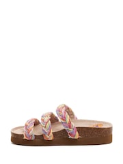 Rocket Dog Ashley String Braid 100% Cotton Sandals - Image 2 of 7