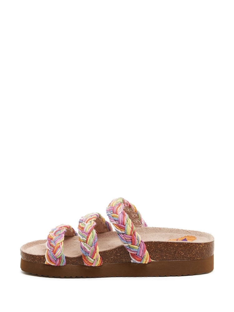 Rocket Dog Ashley String Braid 100% Cotton Sandals - Image 2 of 7
