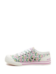 Rocket Dog Jazzin Preston Cotton White Trainers - Image 3 of 7