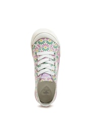 Rocket Dog Jazzin Preston Cotton White Trainers - Image 6 of 7