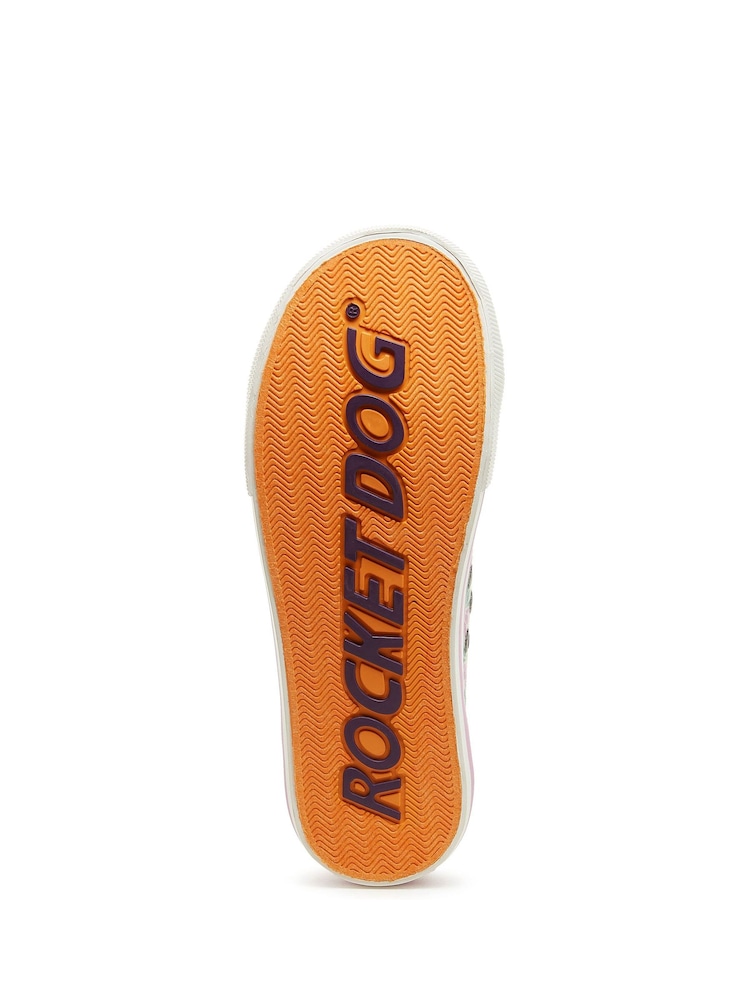 Rocket Dog Jazzin Preston Cotton White Trainers - Image 7 of 7