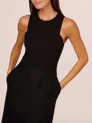 Adrianna By Adrianna Papell Shadow Stripe Gown - Image 4 of 7