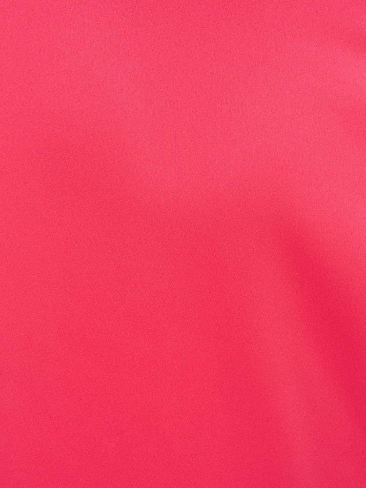 Adrianna Papell Pink Asymmetric Satin Crepe Gown - Image 7 of 7