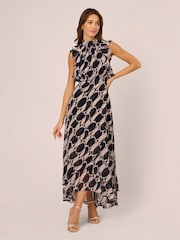 Adrianna Papell Multi Printed Maxi Dress - Image 1 of 7