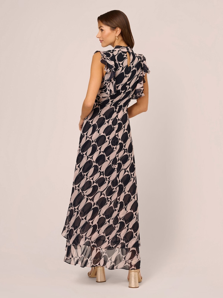 Adrianna Papell Multi Printed Maxi Dress - Image 2 of 7