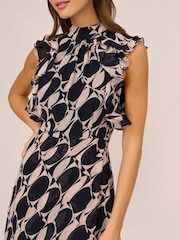 Adrianna Papell Multi Printed Maxi Dress - Image 4 of 7