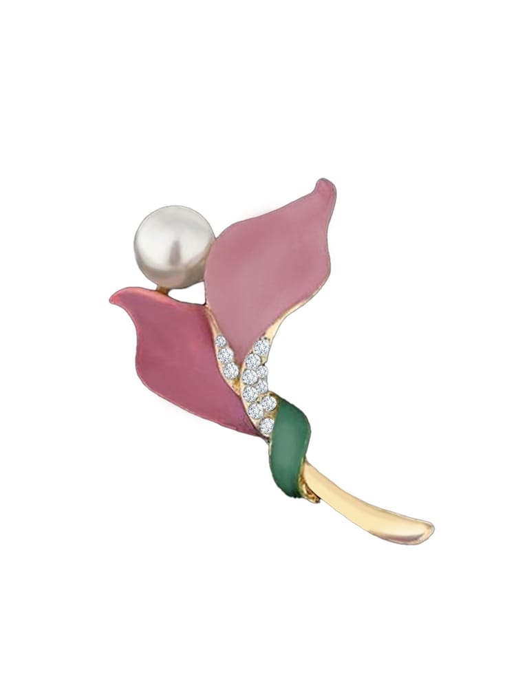 Jon Richard Gold Tone Gift Boxed Enamel Flower Brooch - Image 2 of 2