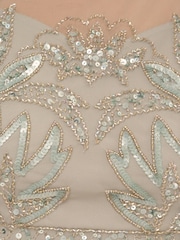 Adrianna Papell Cream Studio Beaded Cocktail Dress - Image 3 of 6