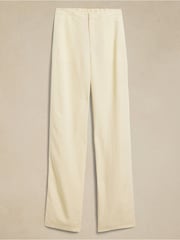 Banana Republic Yellow Arcata Tencel-Linen Easy Trousers - Image 4 of 4