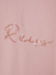 Reiss Pink Remi 4-9 yrs Colourblock Varsity Bomber Jacket - Image 4 of 4