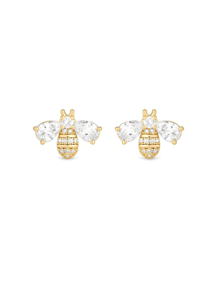 Jon Richard Gold Tone Mini Bee Stud Earrings - Image 1 of 1 Jon Richard Gold Tone Mini Bee Stud Earrings - Image 1 of 1