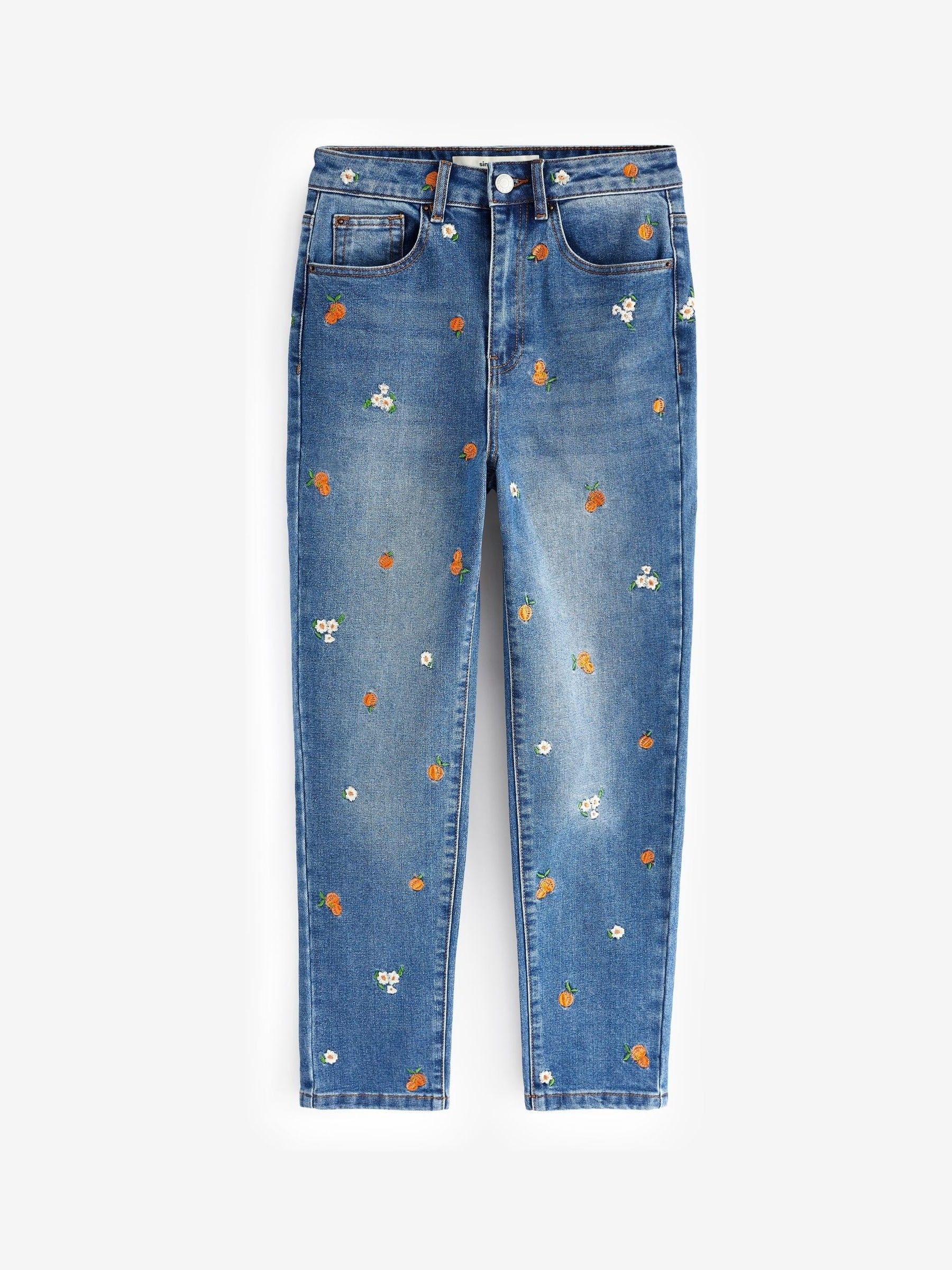 Next embroidered jeans top