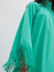 Pretty Lavish Jade Green Keeley One Shoulder Mini Dress - Image 4 of 4