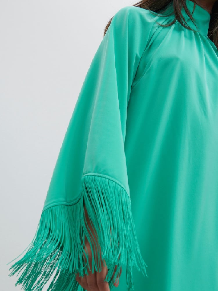 Pretty Lavish Jade Green Keeley One Shoulder Mini Dress - Image 4 of 4
