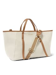 Katie Loxton Grey Capri Canvas Tote Bag 27CM X 51CM X 18CM - Image 3 of 5