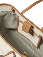 Katie Loxton Grey Capri Canvas Tote Bag 27CM X 51CM X 18CM - Image 4 of 5