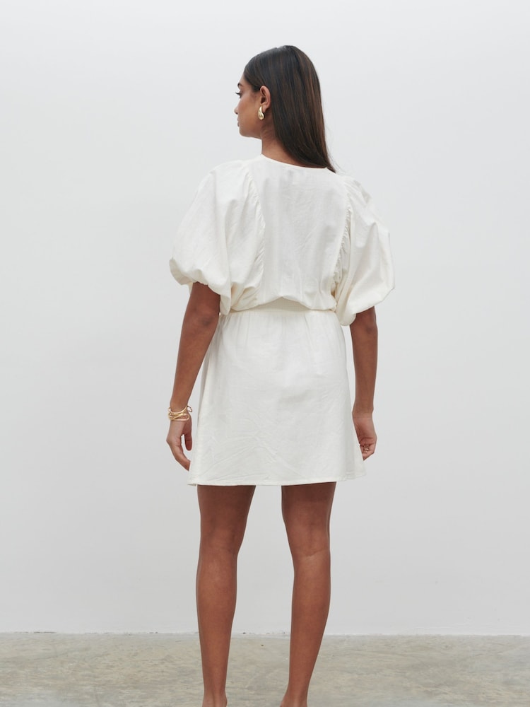 Pretty Lavish White Bailey Mini Dress - Image 3 of 3