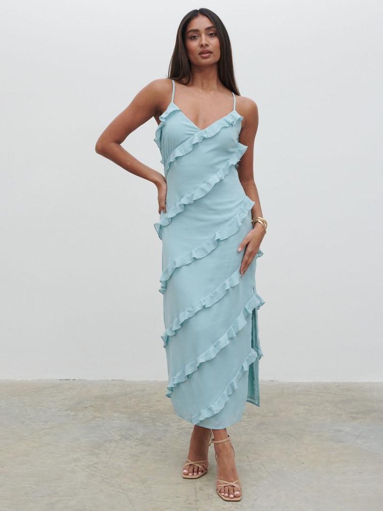 Pretty Lavish Seaspray Nadine Midaxi Dress - Image 1 of 4