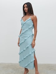 Pretty Lavish Seaspray Nadine Midaxi Dress - Image 3 of 4