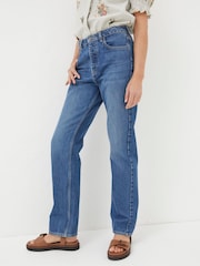 FatFace Blue Sutton Straight Jeans - Image 1 of 5
