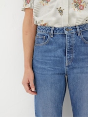 FatFace Blue Sutton Straight Jeans - Image 4 of 5